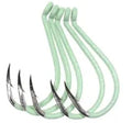 Lumo coated hooks green  #6 25pce